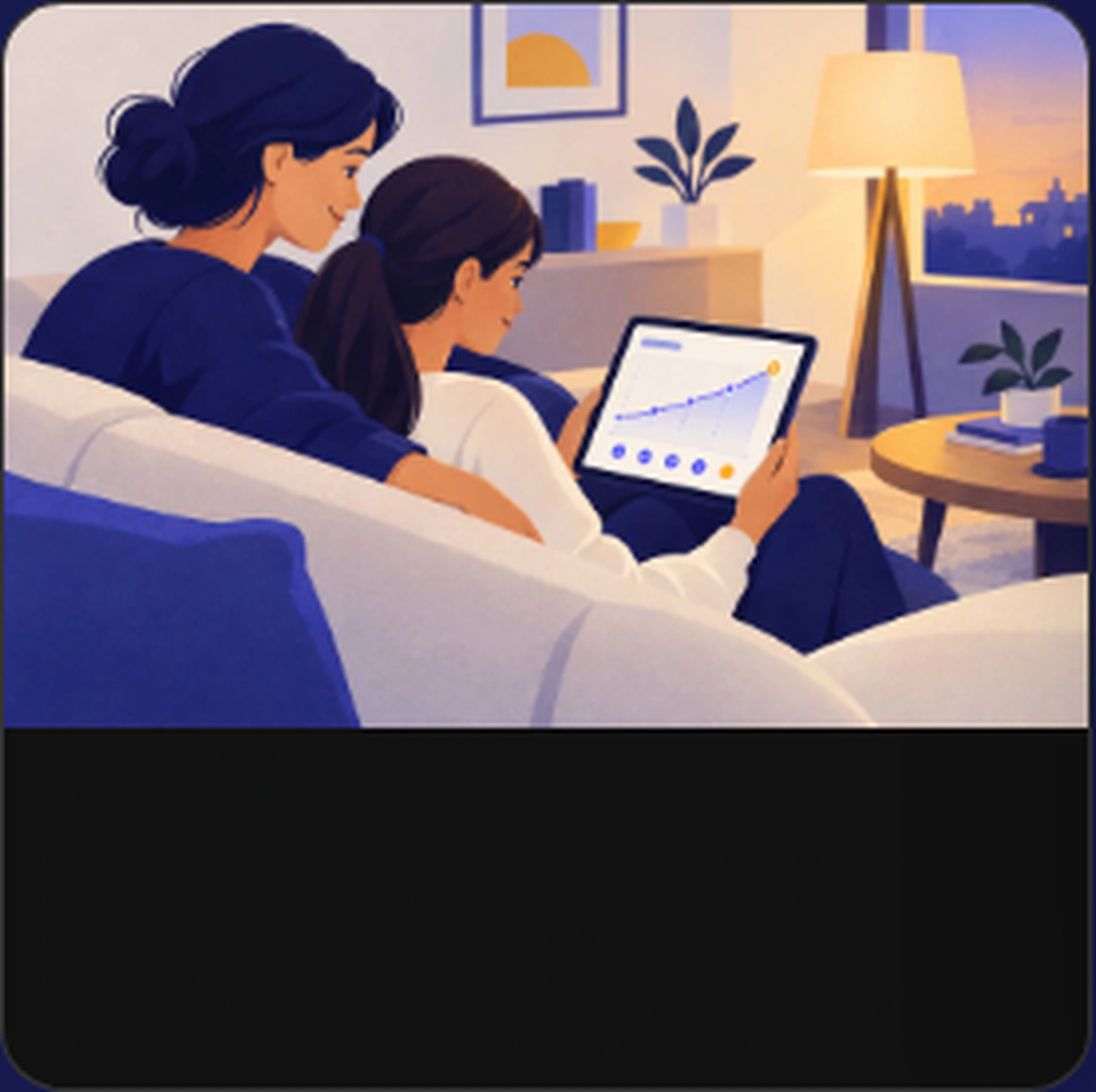 Parent and learner using StudyBuddy together